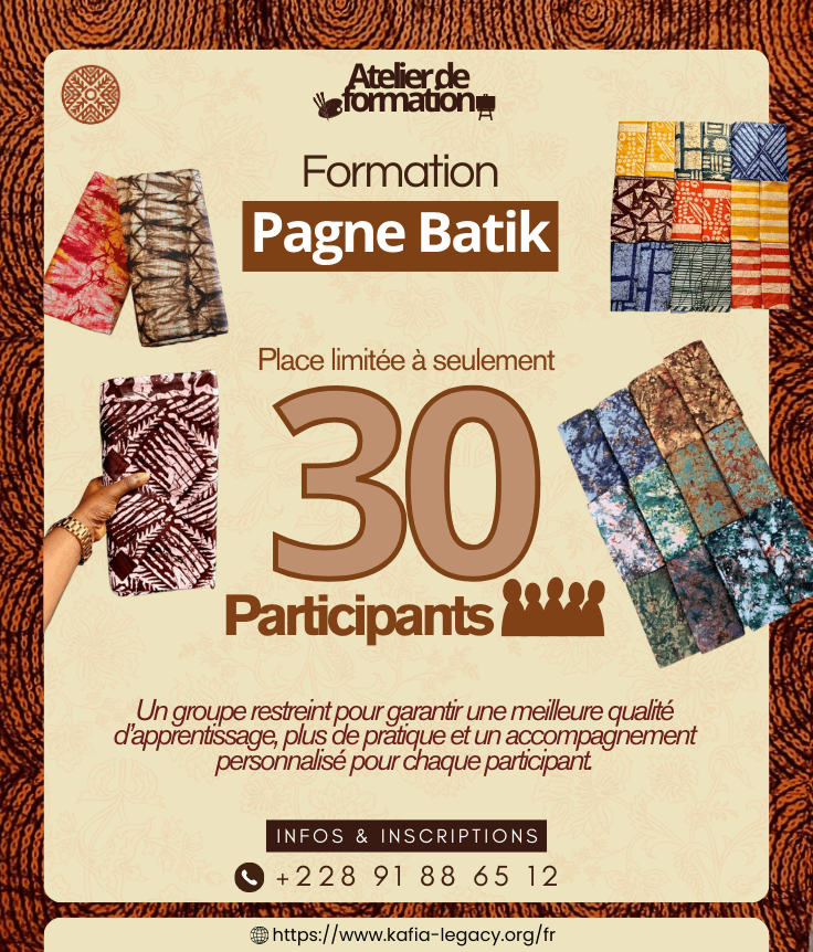 Affiche atelier Pagne Batik — visuel 3
